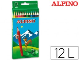 12 lápices de colores Alpino 654